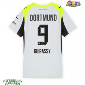 Borussia Dortmund Serhou Guirassy #9 Bortatröja Kvinnor 2025-26 Kortärmad
